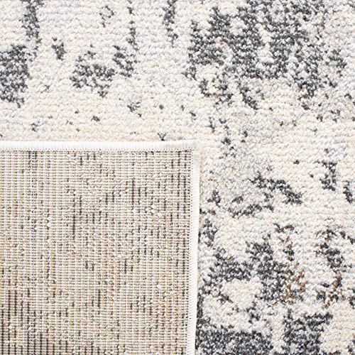 SAFAVIEH Madison Collection 9′ x 12′ Grey/Ivory MAD453G Modern Abstract Non-Shedding Living Room Bedroom Dining Home Office Area Rug | The Storepaperoomates Retail Market - Fast Affordable Shopping