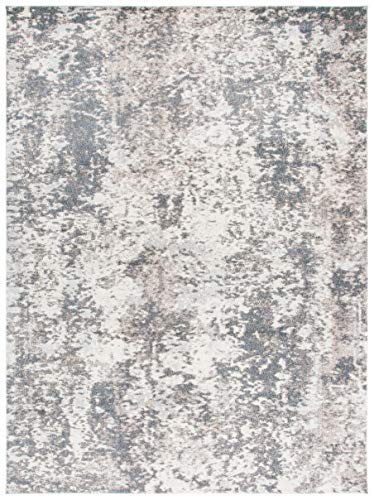 SAFAVIEH Madison Collection 9′ x 12′ Grey/Ivory MAD453G Modern Abstract Non-Shedding Living Room Bedroom Dining Home Office Area Rug | The Storepaperoomates Retail Market - Fast Affordable Shopping
