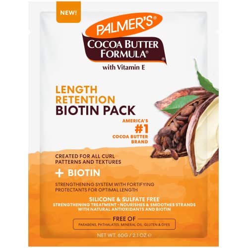 Palmer’s Cocoa Butter & Biotin Length Retention Biotin Pack, 2.1 Ounce
