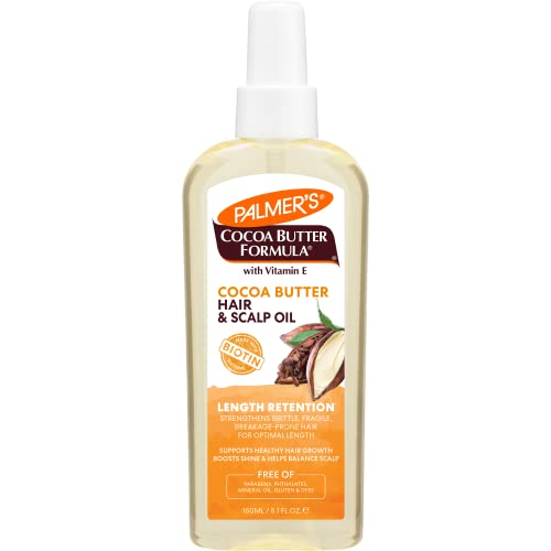 Palmer’s Cocoa Butter & Biotin Length Retention Hair and Scalp Oil, 5.1 Ounce