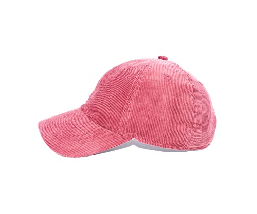 Plaid Suede Women’s Men’s Corduroy Casual Everyday Baseball Cap with Adjustable Straps Stylish Vintage Baseball Cap Sun Visor for Everyday Wear (Burgundy) | The Storepaperoomates Retail Market - Fast Affordable Shopping
