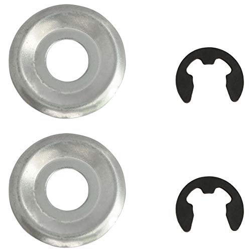 LQ Industrial Clutch Washer and Clip 2Sets Chainsaw Clutch Drum Washer and E-Clip for Stihl MS170, MS180, MS190, MS191T, MS210, MS230~290, MS340/341, MS360/361, MS440/441, MS460, MS640~660 Chainsaw