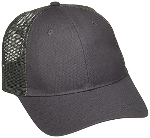Carhartt Men’s Rugged Professional™ Series Canvas Mesh-Back Cap,Shadow,One Size