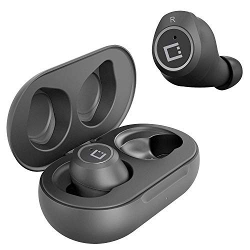 Wireless V5 Bluetooth Earbuds Compatible with Google Pixel 3 with Charging case for in Ear Headphones. (V5.0 Black)