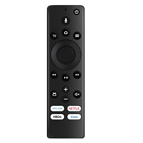Voice Remote Replaced Fit for Insignia and Toshiba Fire TV Edition TF-50A810U19 NS-50DF710NA19 NS-39DF510NA19 NS-43DF710NA19 NS-58DF620NA20 NS-50DF711SE21 NS-55DF710NA19 NS-24DF310NA19 NS-32DF310NA19