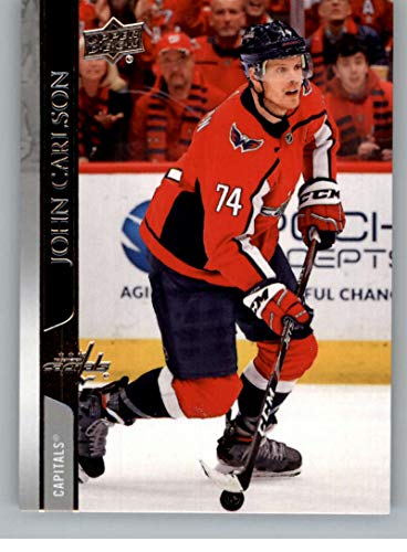 2020-21 Upper Deck Series 1#186 John Carlson Washington Capitals Hockey Card