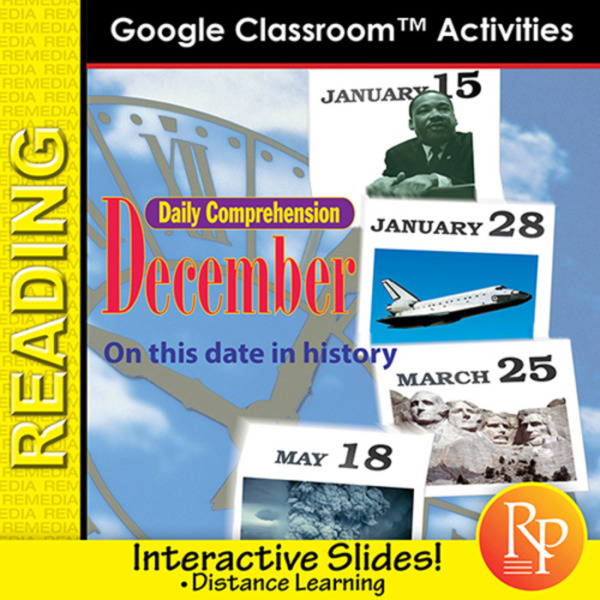 Google Classroom: December Daily Comprehension