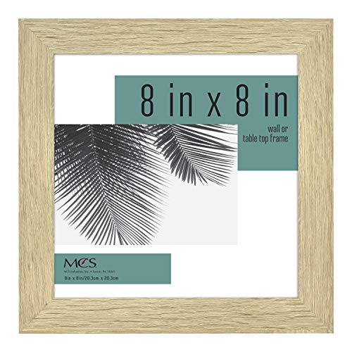 MCS Studio Gallery Frame, Natural Woodgrain, 8 x 8 in , Single
