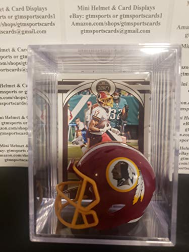 Terry McLaurin Washington Football Team Helmet Card Display Case Collectible Auto WR Shadowbox Autograph