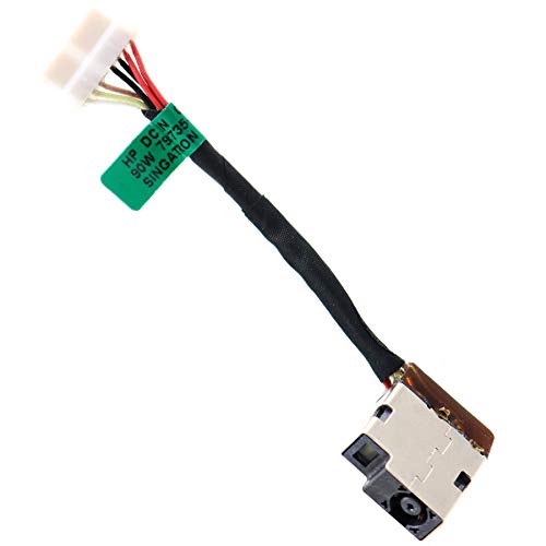 Deal4GO DC Power Jack Cable for HP 13-S 14-BA 14-BK 15-BK 15-BR 15-CK 15-W 15-AW 15-AR 15-AQ 15-AE M6-AQ M6-AR M6-W 17-by 17-CA 799735-S51 799735-F51 799735-Y51