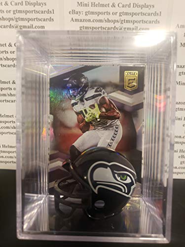 DK Metcalf Seattle Seahawks Mini Helmet Card Display Case Collectible Auto Shadowbox Autograph