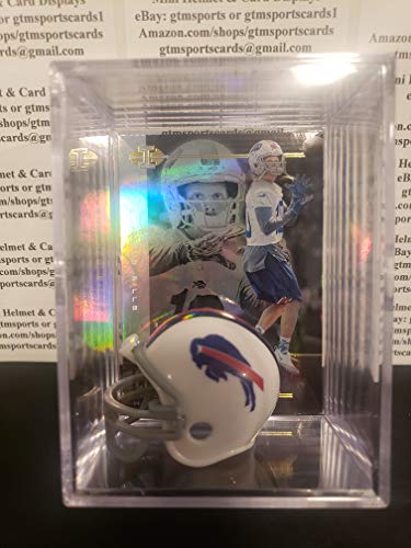 Cole Beasley Buffalo Bills Mini Helmet Card Display Case Collectible Auto WR Shadowbox Autograph
