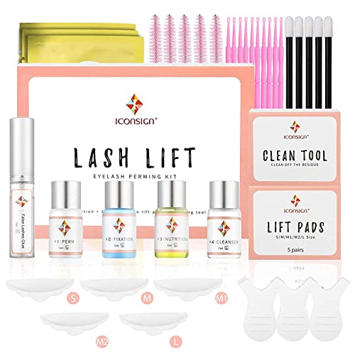 2023 Upgraded Lash Lift Kit for Perming,Curling and Lifting Eyelashes | Semi Permanent Salon Grade Supplies for Beauty Treatments | Includes Eye Shields,Pads and Accessories