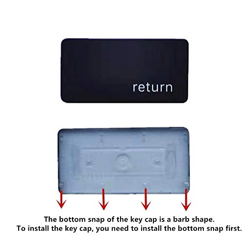 Replacement Individual Return/Enter Key Cap and Hinges are Applicable for MacBook Pro 13&16inch Model A1989 A1990 and for MacBook Air Model A1932 Keyboard to Replace The Return/Enter Keycap and Hinge | The Storepaperoomates Retail Market - Fast Affordable Shopping