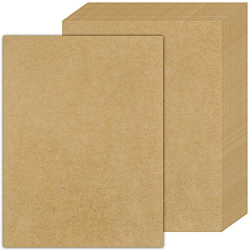 Kraft Paper,Kraft Cardstock for Arts, Crafts, Office, 70 Sheets 8.5 x 11 Inches 180GSM Kraft Paper