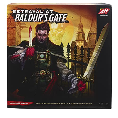 Hasbro Gaming Avalon Hill Betrayal at Baldur’s Gate Modular Board Hidden Traitor Game, Ages 12 and Up, D&D, Based on Betrayal at House on The Hill