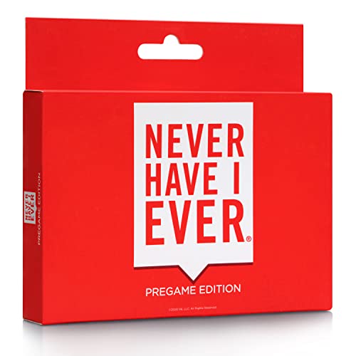 Never Have I Ever Pregame Edition Card Game Set | Fun Game Night Party Games for Adults, College Students | for 3+ Players | Ages 17 +