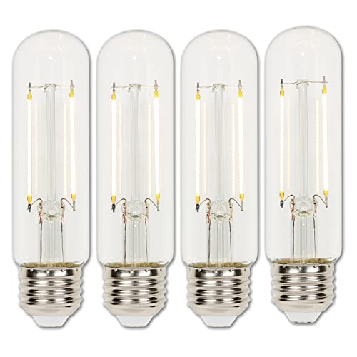 Westinghouse Lighting 4518520 3.5 Watt (60 Watt Equivalent) Dimmable Clear Filament LED Light Bulb, 2700K, Medium Base (Pack of 4)