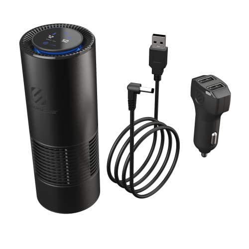 Scosche AFP-SP FrescheAIR Pro Portable HEPA Air Purifier/Deodorizer, Pet Dander, Food and Smoke Odors, Personal Air Freshener