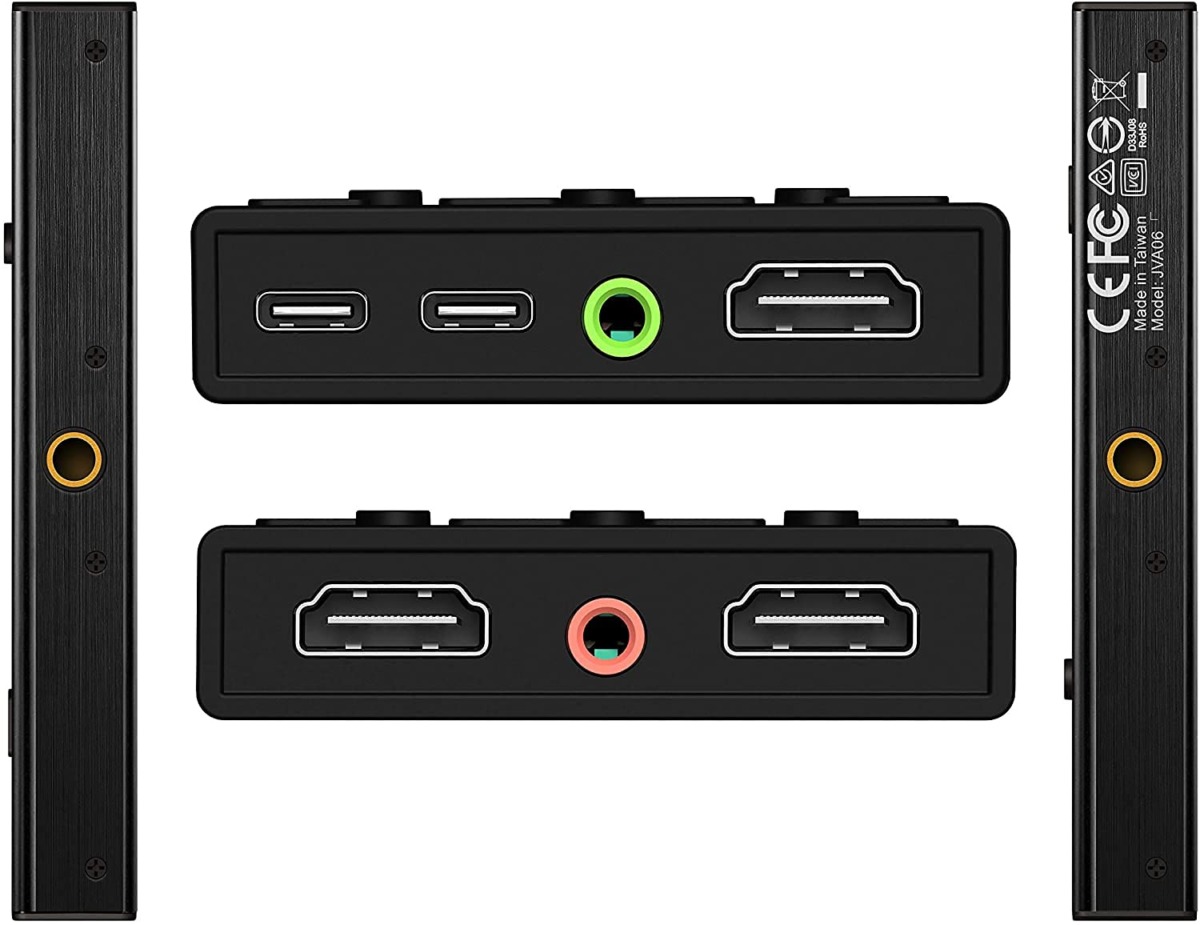 j5create Live Video Capture Card JVA06- Dual HDMI to USB-C, Supports 1080p 60Hz Video and Audio Recording, Power Delivery 60W Pass Through, Ideal for PC Xbox Playstation Android Game Live Streaming | The Storepaperoomates Retail Market - Fast Affordable Shopping