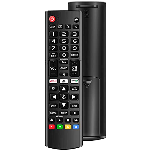 Universal Remote for LG Smart TV, Compatible with All LG TV Remote Control LCD LED OLED UHD HDTV 3D 4K Smart TV Models, Replacement for LG TV Remote Feature with Netflix Amazon Shortcuts Button