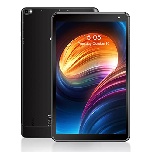 AWOW Tablet 10.1 inch Android Tablet, 1.5GHz Quad Core, 2GB RAM, 16GB ROM, 1280 x 800 HD IPS, 0.3MP & 2MP Camera, Android 10（Go Edition）, 2.4G WiFi, Bluetooth 4.0, 5000mAh Battery Capacity