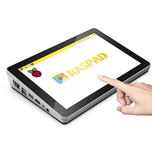 SunFounder RasPad 3.0 – an All-in-One Raspberry Pi 4B Tablet with 10.1″ Touchscreen and Built-in Battery for IoT, Programming, Gaming, and 3D Printing Projects