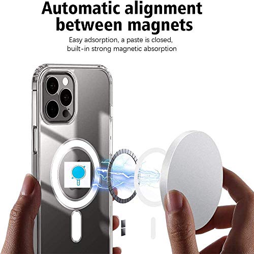 Mag Safe Case Magnet Sticker XZC 2Pcs Strong Magnetic Wireless Charging Magnet Mag Safe Sticker Magnet Circle for iPhone 12 Pro Max 12 Mini 11 Xs Xr 8 Mobile Phone Case | The Storepaperoomates Retail Market - Fast Affordable Shopping