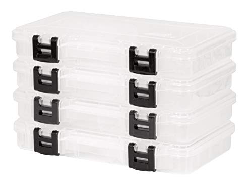 Plano ProLatch 3650 Stowaway Tackle Box | 4-Pack, Clear