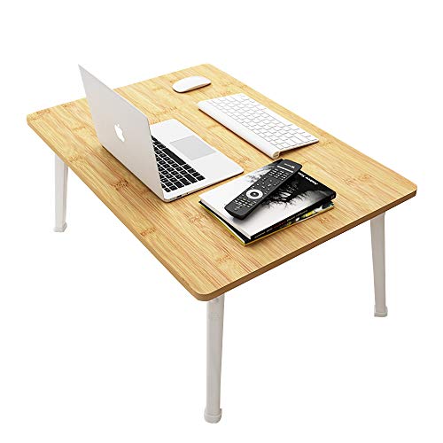 LKBBC Laptop Table for Bed, Bed Tray Tables for Adults and Kids Low Foldable Portable Computer Stand Drawing Reading Studying Floor Table, TV Tray Holder for Couch Sofa