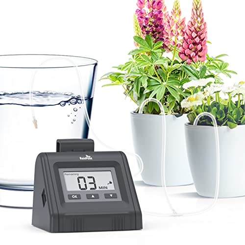 RAINPOINT Automatic Watering System for Potted Plants, Automatic Plant Waterer with Auto/Manual/Delay Watering Mode,Indoor Plant Irrigation Kit for Vacation