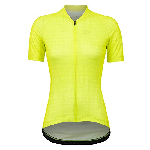 PEARL IZUMI Women’s Attack Cycling Jersey, Screaming Yellow Immerse, Large