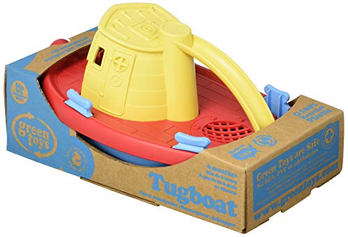 Green Toys Tugboat, Assorted CB – Pretend Play, Motor Skills, Kids Bath Toy Floating Pouring Vehicle. No BPA, phthalates, PVC. Dishwasher Safe, Recycled Plastic, Made in USA. | The Storepaperoomates Retail Market - Fast Affordable Shopping