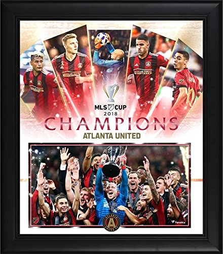 Atlanta United FC 2018 MLS Cup Champions Framed 15″ x 17″ Collage – Soccer Plaques and Collages