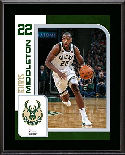 Khris Middleton Milwaukee Bucks 10.5″ x 13″ Sublimated Player Plaque – NBA Team Plaques and Collages