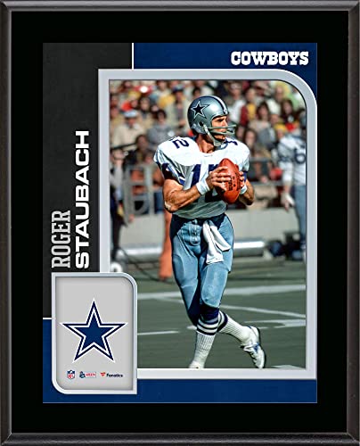 Roger Staubach Dallas Cowboys 10.5” x 13” Sublimated Player Plaque – NFL Player Plaques and Collages