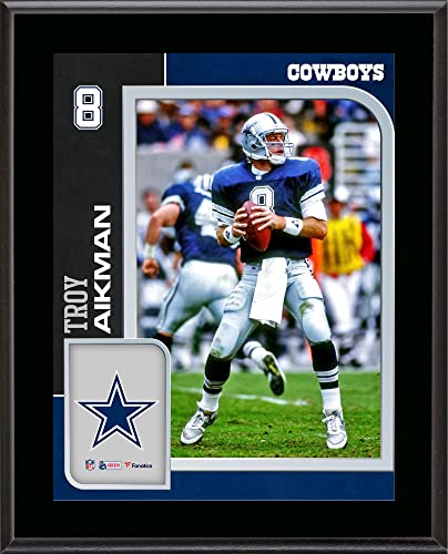 Troy Aikman Dallas Cowboys 10.5” x 13” Sublimated Player Plaque – NFL Player Plaques and Collages