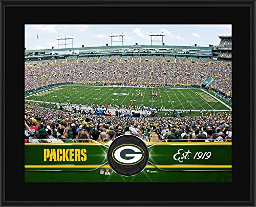 SPORTS MEMORABILIA Green Bay Packers 10.5in x 13in Sublimated Team Plaque – NFL Team Plaques and Collages