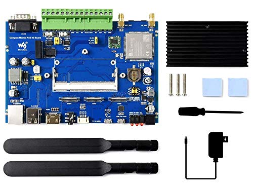 for Raspberry Pi CM3 / CM3+ Series Compute Module Industrial IoT Base Board with 4G Connectivity and PoE Feature, Supports Compute Module CM3 / CM3 Lite / CM3+ / CM3+ Lite @XYGStudy