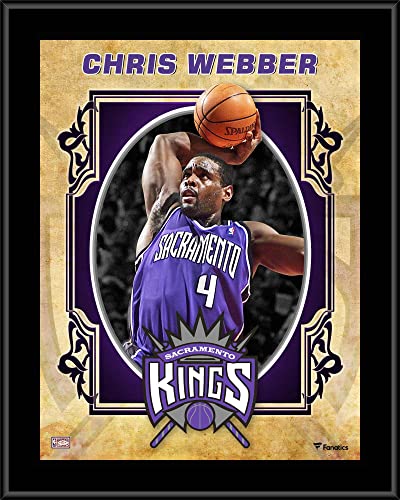 Chris Webber Sacramento Kings 10.5″ x 13″ Sublimated Hardwood Classics Player Plaque – NBA Team Plaques and Collages