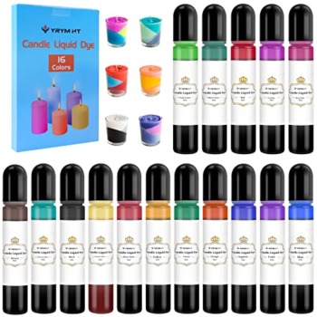 YRYM HT Candle Dye – 16 Popular Colors Candle Making Liquid Dye for Candle Making – Candle Color Dye for Candle Making, Safe and Natural （16 Bottle） | The Storepaperoomates Retail Market - Fast Affordable Shopping