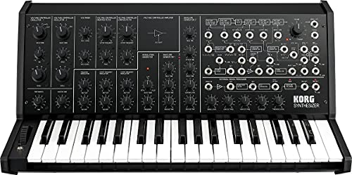 Korg MS-20 FS Monophonic Analog Synthesizer, 2 Oscillators, 37 Mini-Keys, Black