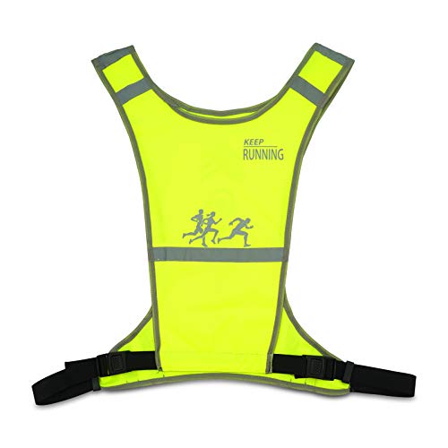 Balterday Reflective Vest for Running or Cycling Adjustable Reflective Running Vest New,with Dog Walking Safety Vest with Easy Control for Mens and Womens Running and Walking