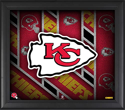 Kansas City Chiefs Framed 15″ x 17″ Team Threads Collage – NFL Team Plaques and Collages