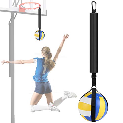 TOBWOLF Volleyball Spike Trainer, Volleyball Spike Training System for Basketball Hoop, Volleyball Equipment Training Aid Improves Serving, Jumping, Arm Swing Mechanics and Spiking Power | The Storepaperoomates Retail Market - Fast Affordable Shopping