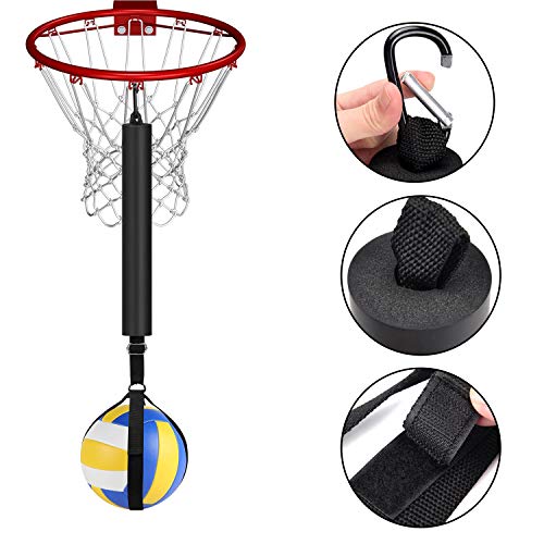 TOBWOLF Volleyball Spike Trainer, Volleyball Spike Training System for Basketball Hoop, Volleyball Equipment Training Aid Improves Serving, Jumping, Arm Swing Mechanics and Spiking Power | The Storepaperoomates Retail Market - Fast Affordable Shopping