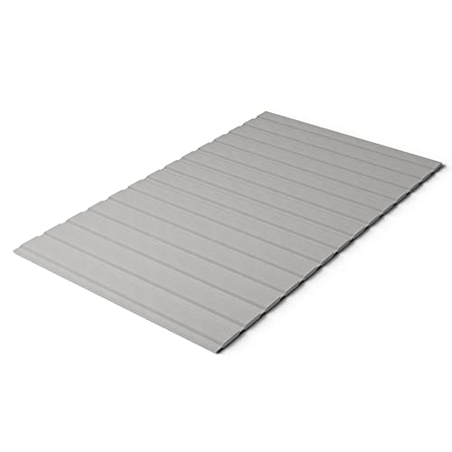Mayton 0.75-Inch Standard Mattress Support Wooden Bunkie Board/Slats with Covered, , Full, Grey