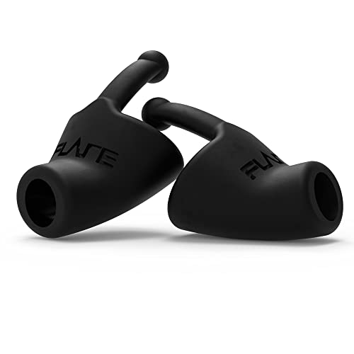 Flare Calmer Night – Sleeping Ear Plugs Alternative – Reduce Annoying Noises Without Blocking Sound – Extra Soft Reusable Silicone – Black