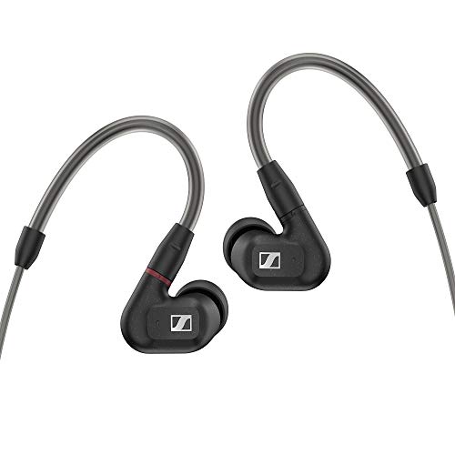 Sennheiser IE 300 in-Ear Audiophile Headphones – Sound Isolating with XWB Transducers for Balanced Sound, Detachable Cable with Flexible Ear Hooks, 2-Year Warranty (Black)