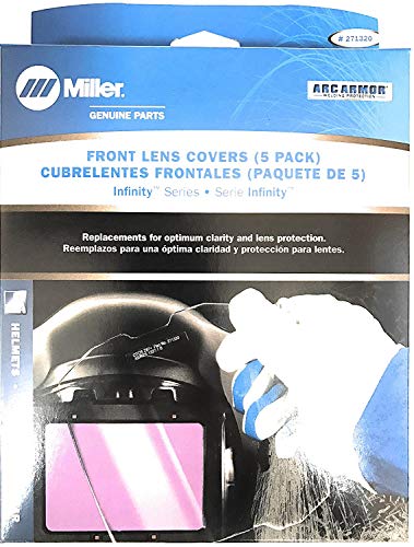 Miller Electric Cover Lens 6″X5-5/8″ Front Infinity -1 Pack of 5